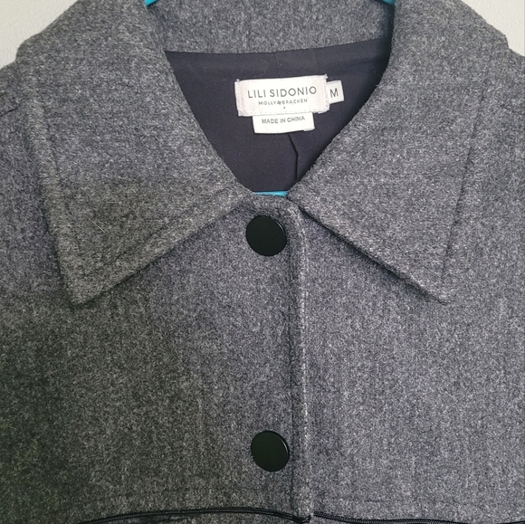 Molly Bracken Oversized Heavyweight Fleece Long Shacket - Picture 3 of 7